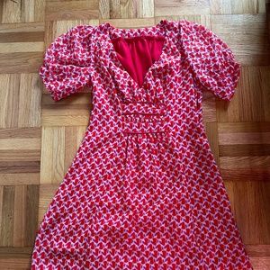 handmade puff sleeve dress
